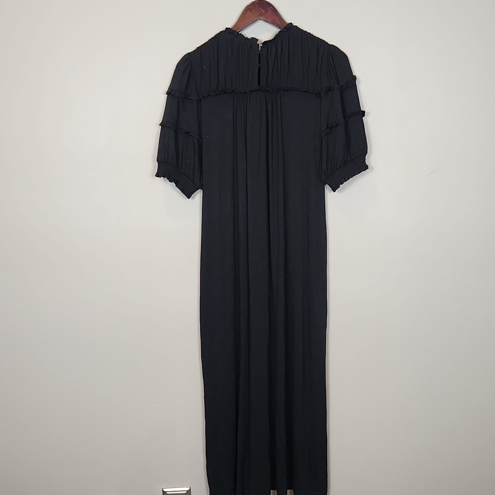 Boden Yoke Detail Jersey Midi Dress‎ in Black Size 10 - Picture 14 of 14